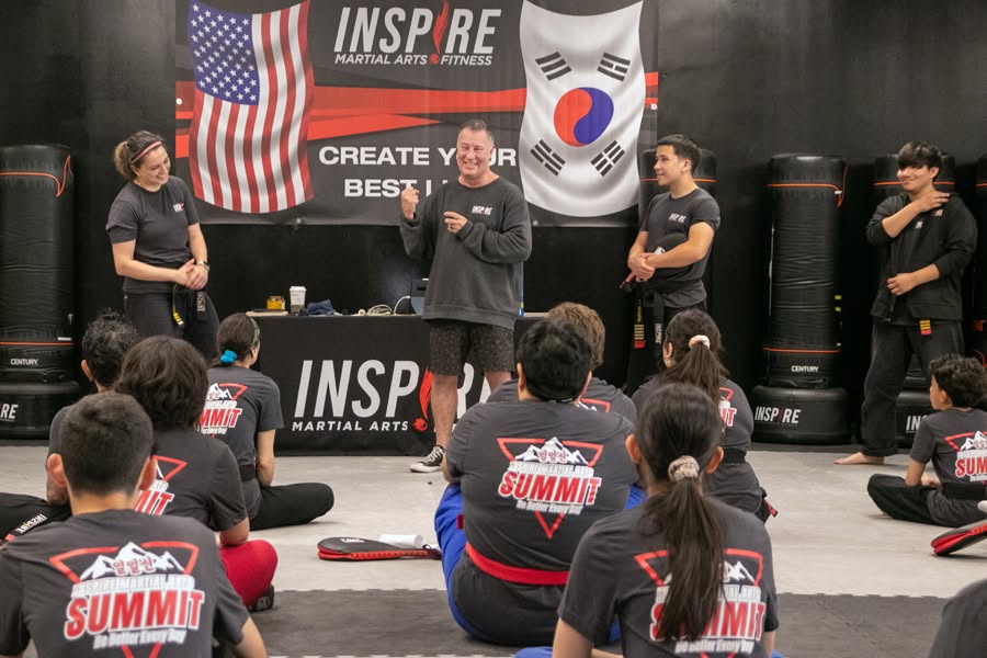 Inspire Summit participants learning together with their instructors